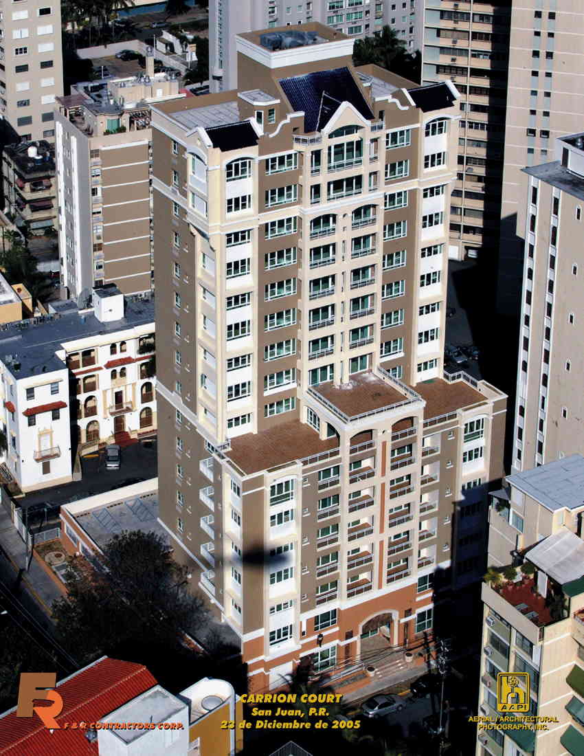 Carrion Court Ocean Condominium Condado Puerto Rico F&R Construction Company